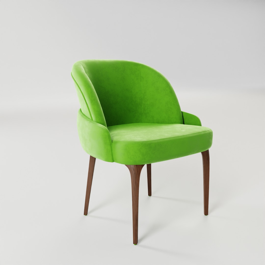 32 Modern Chair Models for Blender 3D model_7