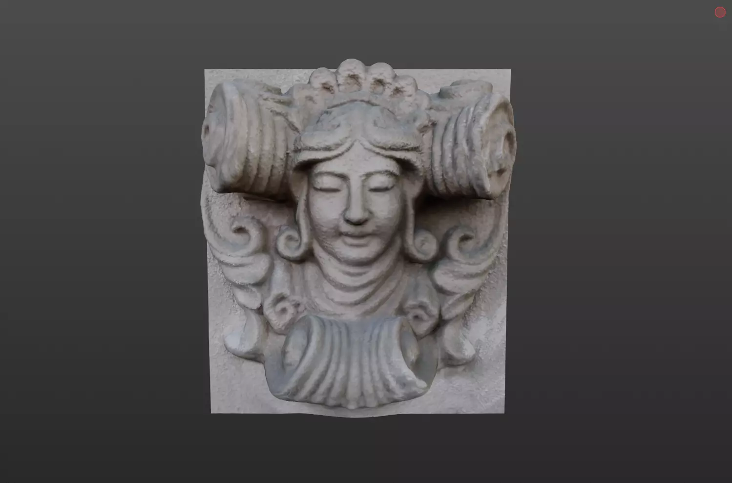 Free Lady Face 3D Scan - High and Low Poly Versions Free low-poly 3D model