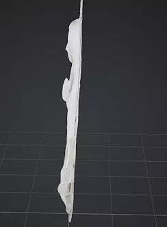 mary sculpture Low-poly 3D model_0