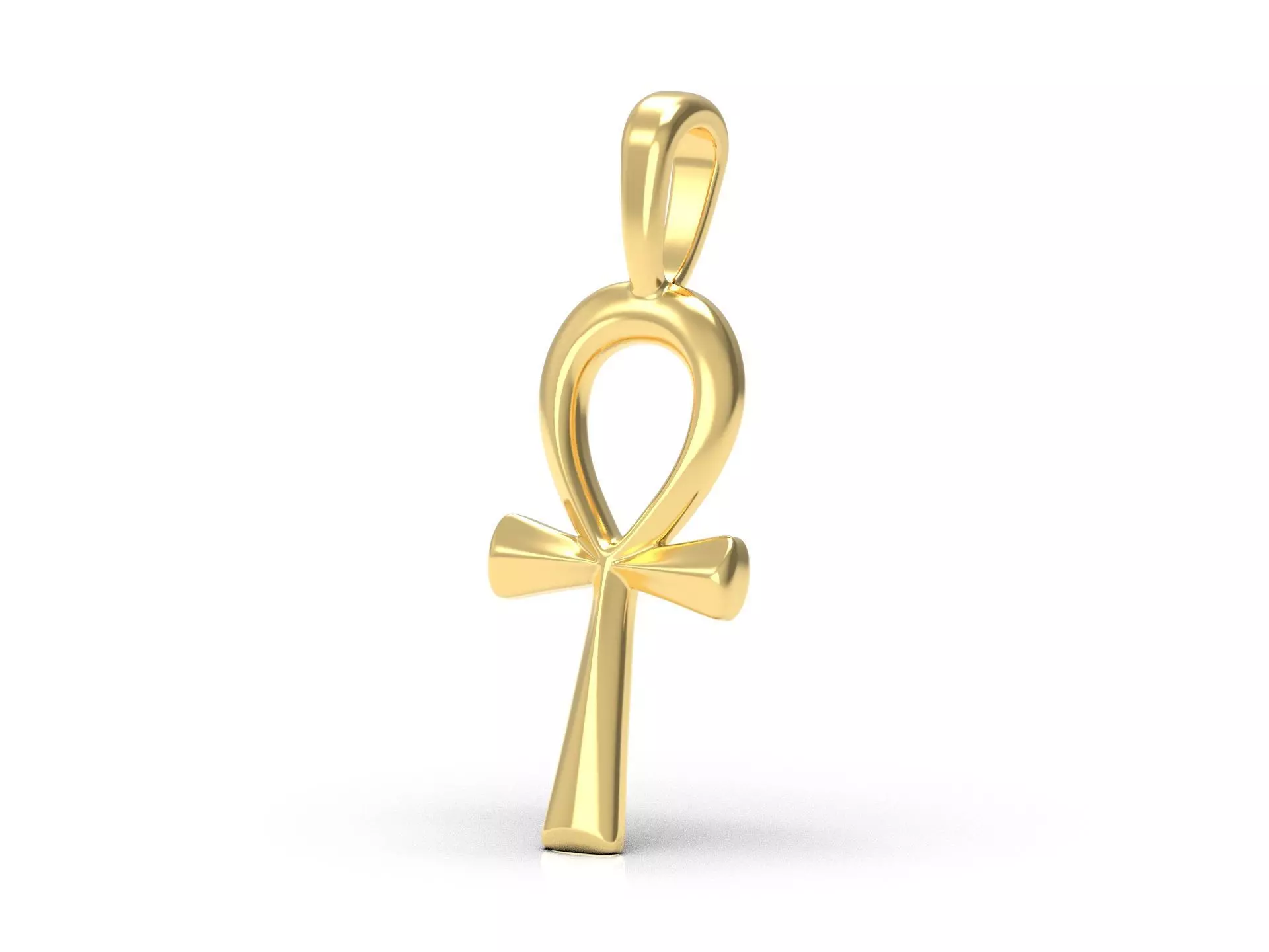 Laconic Egyptian cross Ankh pendant necklaces for 3D print model 3D print model_0