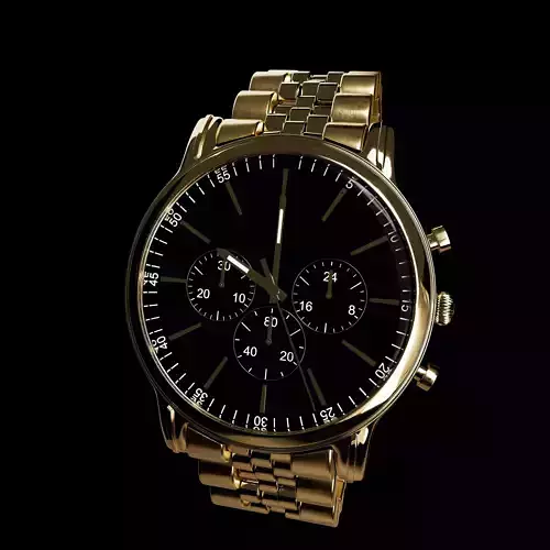 Stylish and Functional 3D Watch Model 3D model