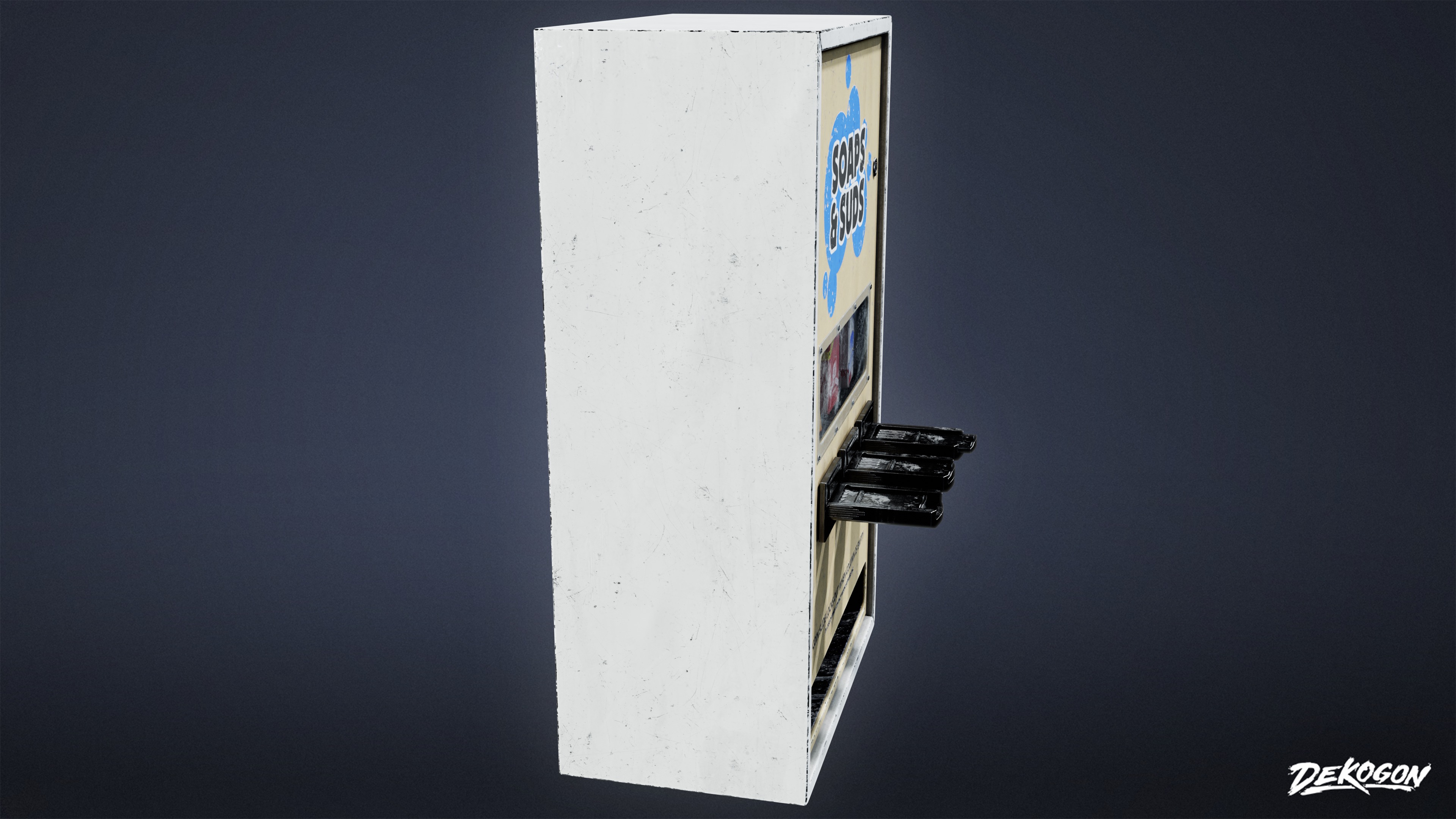 LAUNDROMAT - Soap Dispenser 01 - LOW POLY AND NANITE Low-poly 3D model_2