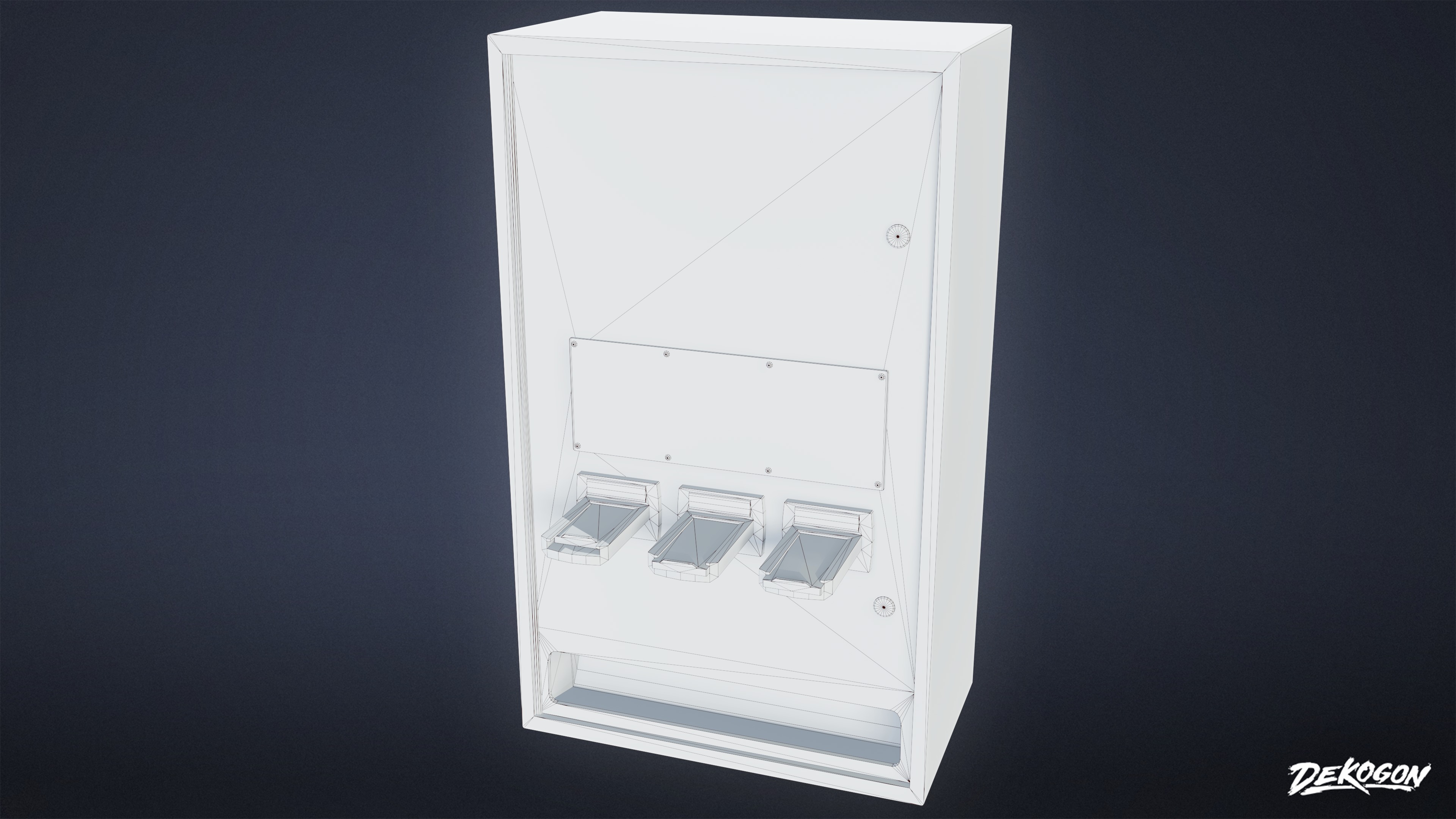 LAUNDROMAT - Soap Dispenser 01 - LOW POLY AND NANITE Low-poly 3D model_8