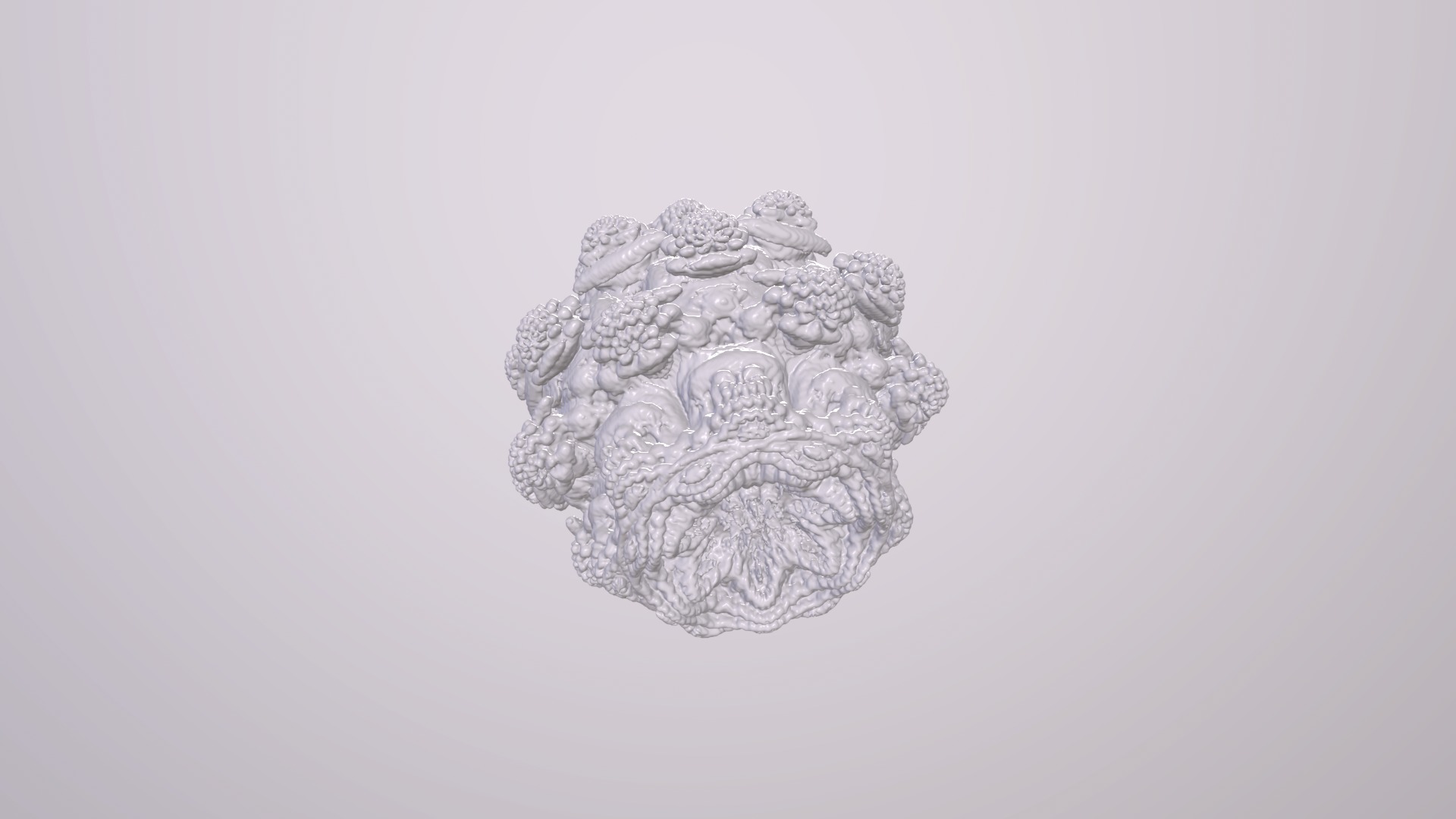 Bionic structures Organic Forms Figures Fractals 3D print model_4