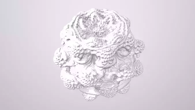 Bionic structures Organic Forms Figures Fractals 3D print model