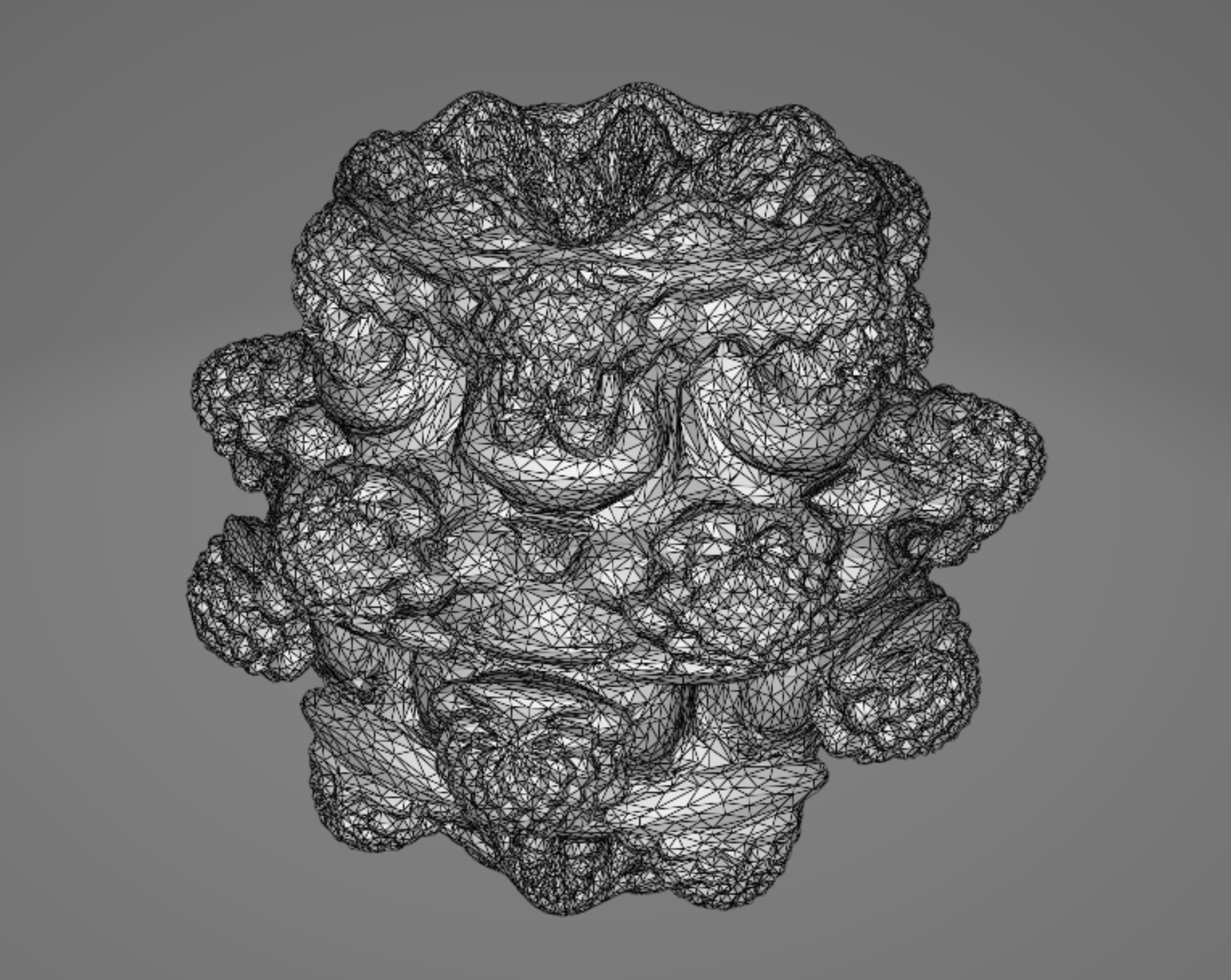 Bionic structures Organic Forms Figures Fractals 3D print model_5