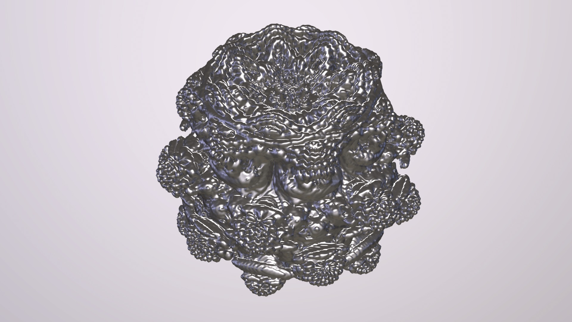 Bionic structures Organic Forms Figures Fractals 3D print model_6