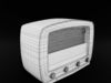 Vintage Radio 3D Model - Radio de salon 1950 3D model_1