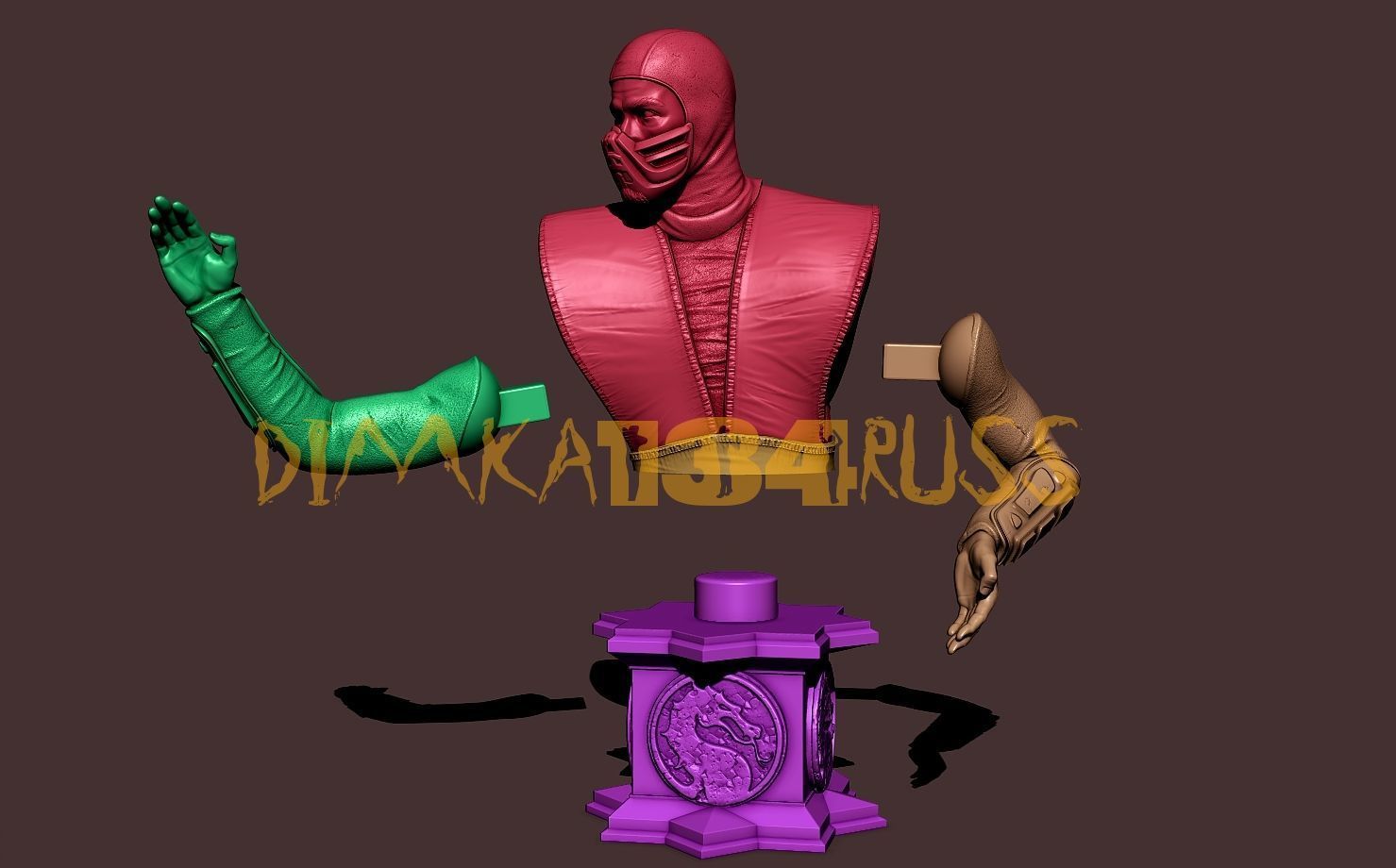 SUB ZERO BUST 3D print model_4