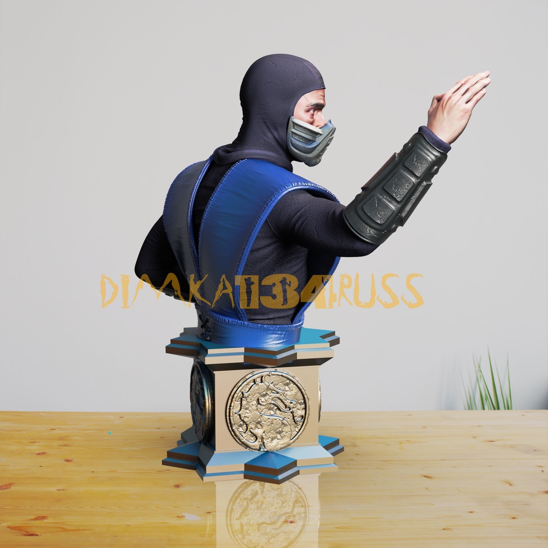 SUB ZERO BUST 3D print model_1
