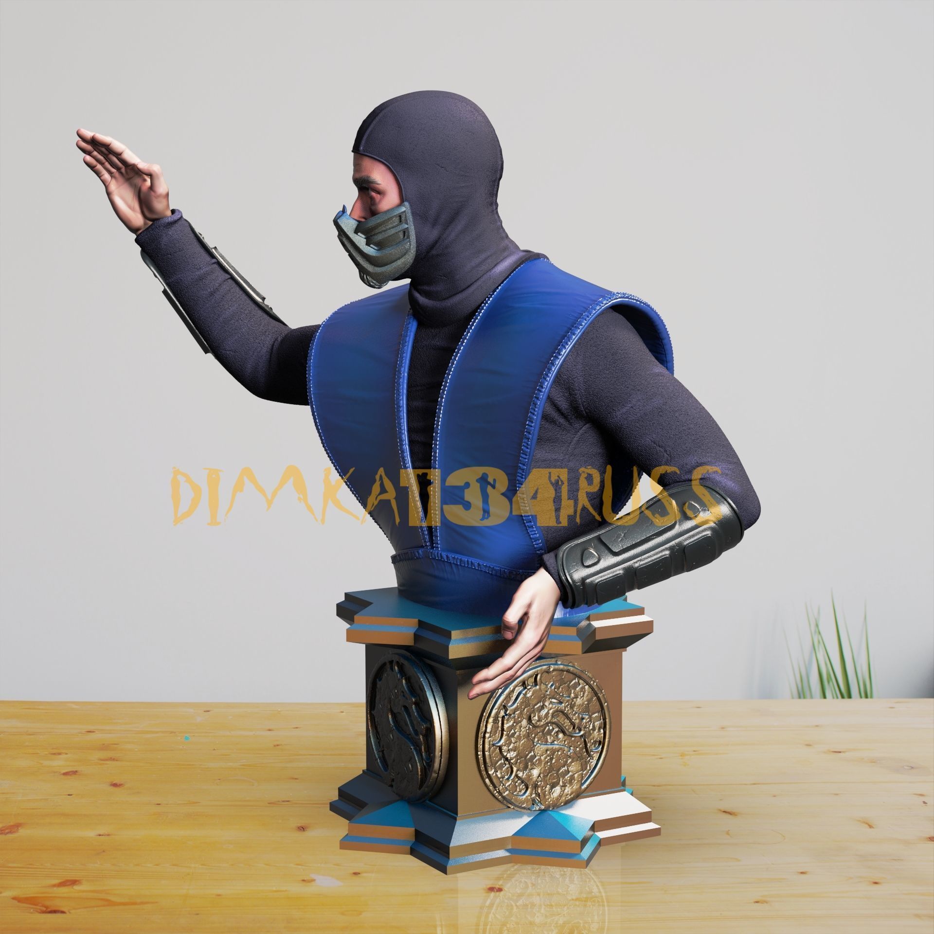 SUB ZERO BUST 3D print model_2
