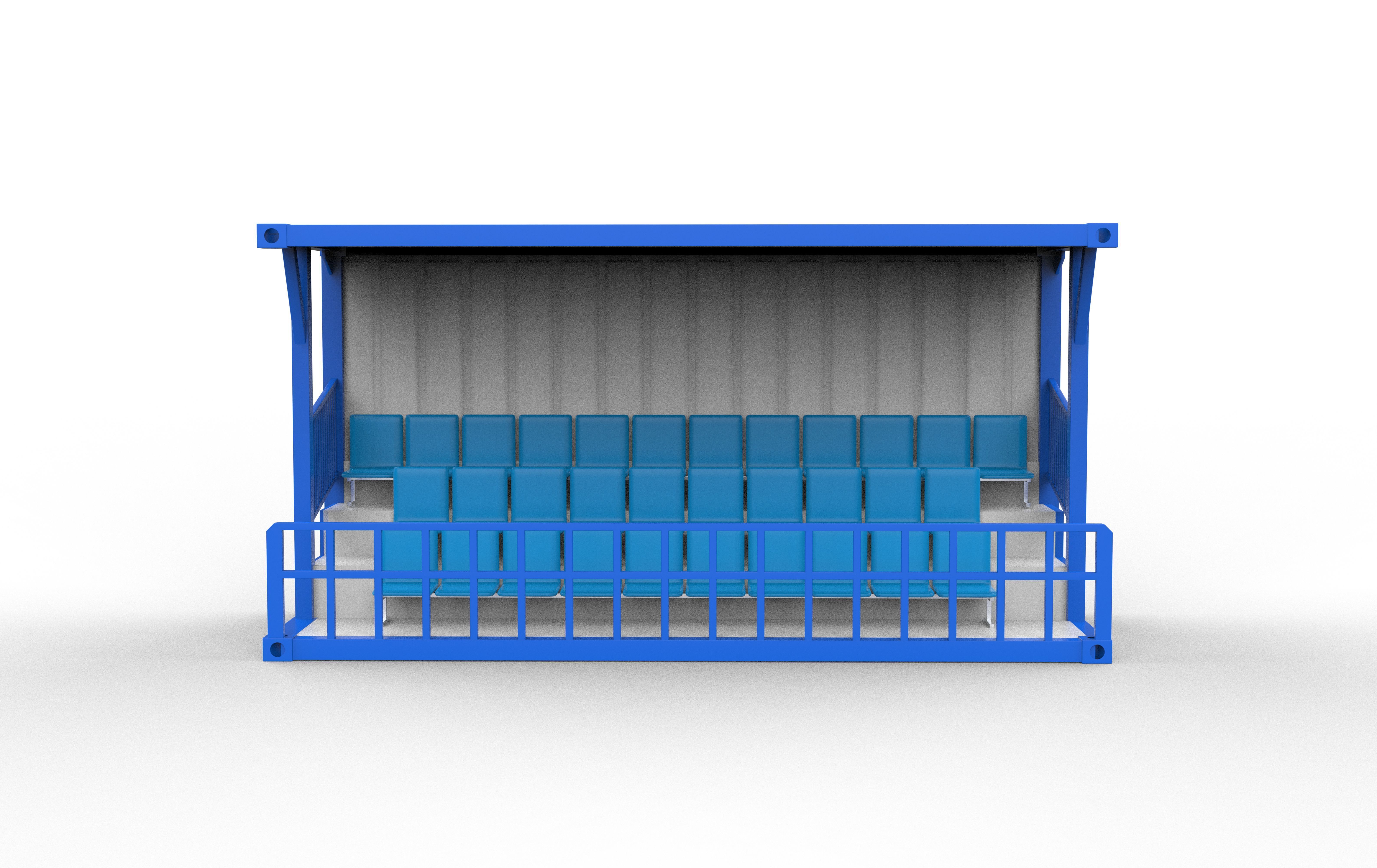 Container Grandstand 3D model_8