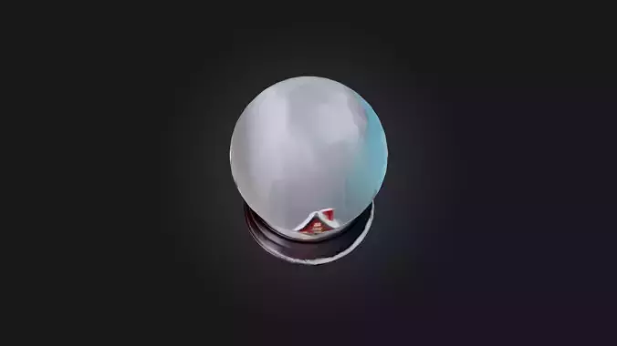 snow globe 3D model