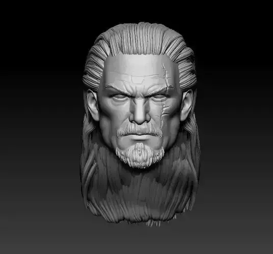 Vandal Savage Headsculpt for Action Figures
