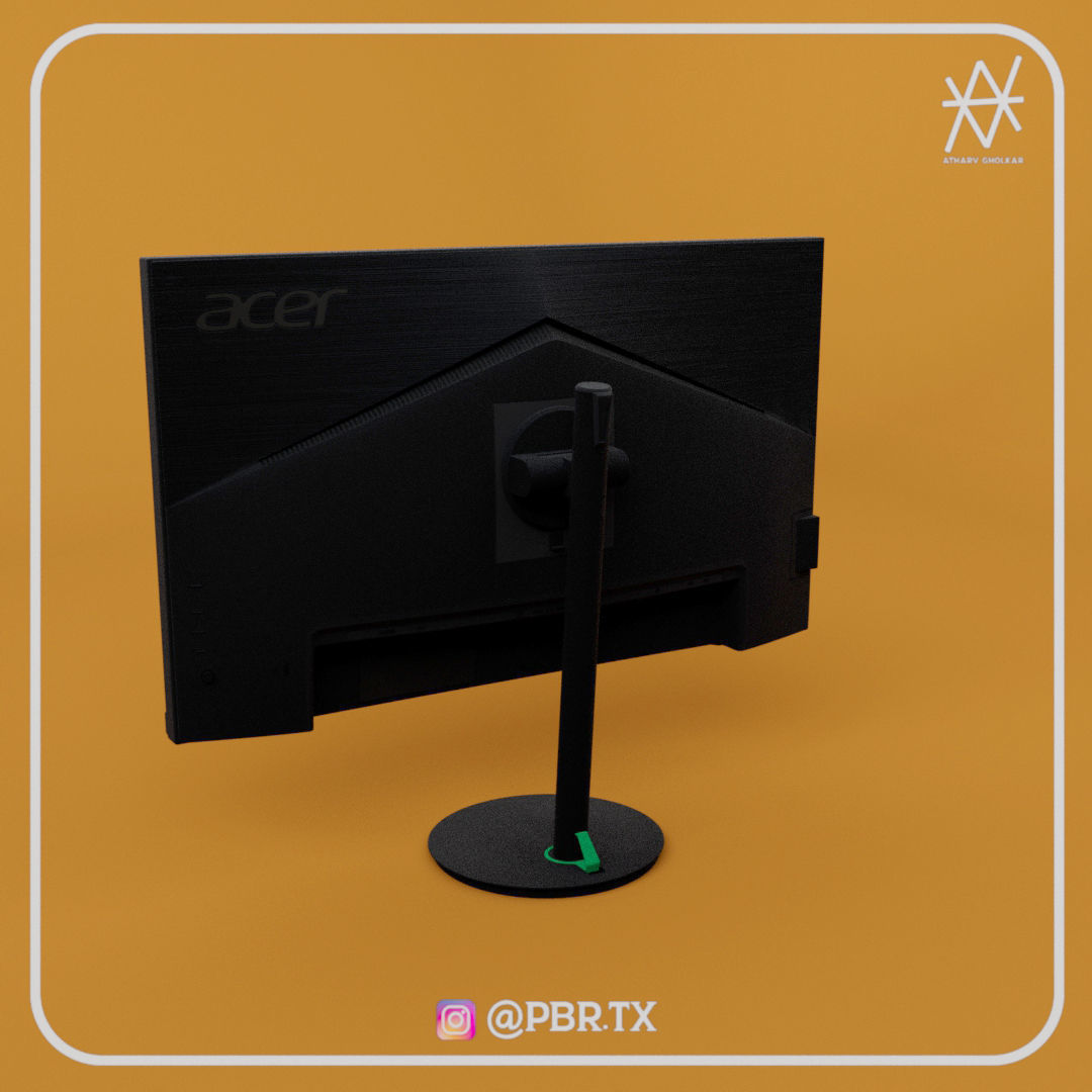 Acer Nitro XV282KKV Gaming Monitor 3D model_5