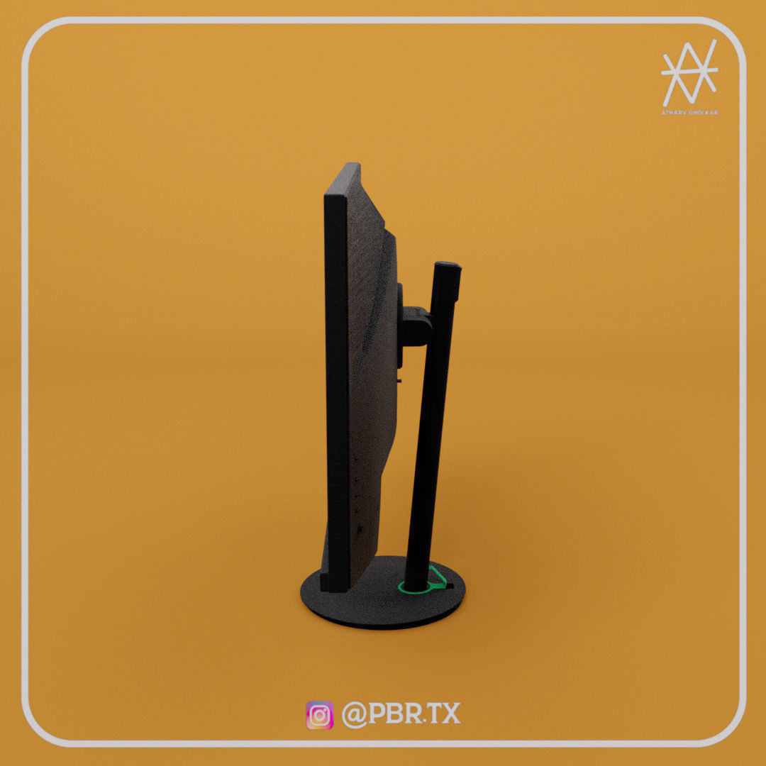 Acer Nitro XV282KKV Gaming Monitor 3D model_3