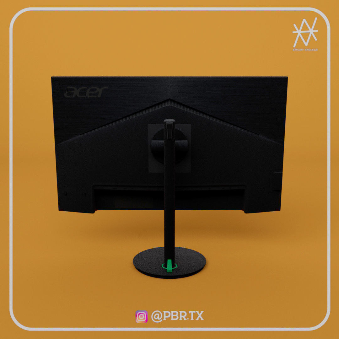 Acer Nitro XV282KKV Gaming Monitor 3D model_6