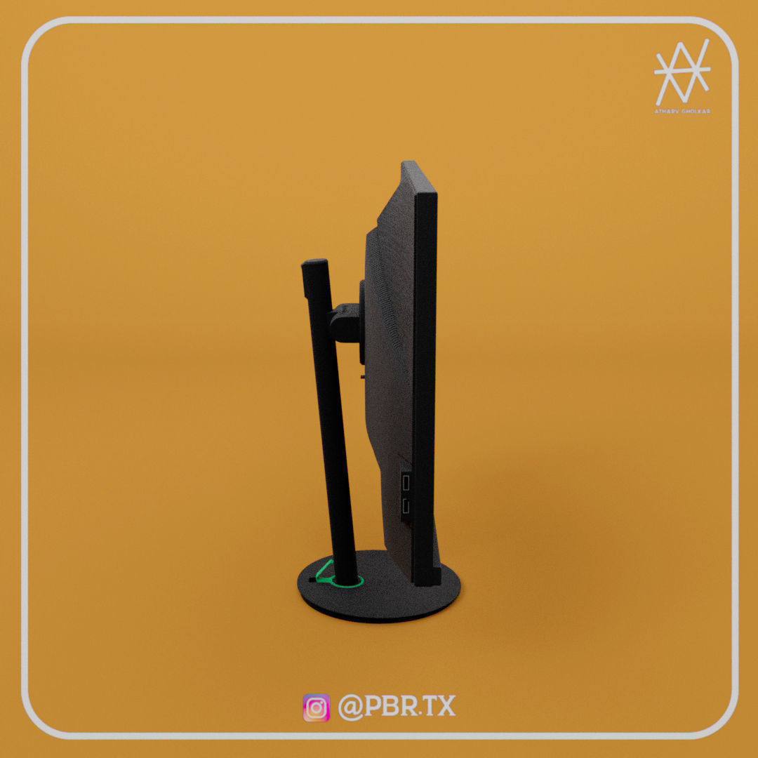 Acer Nitro XV282KKV Gaming Monitor 3D model_9