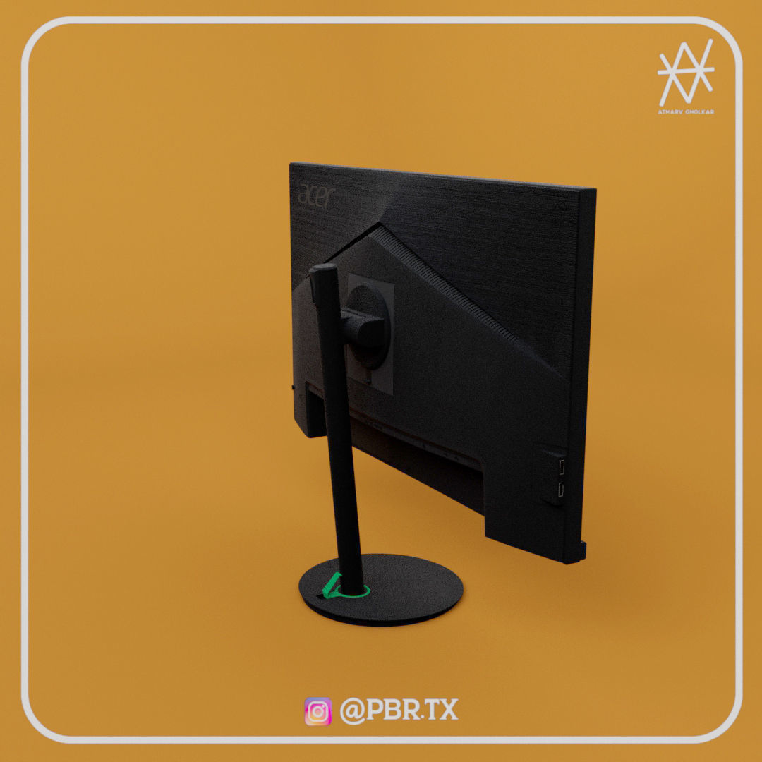 Acer Nitro XV282KKV Gaming Monitor 3D model_8