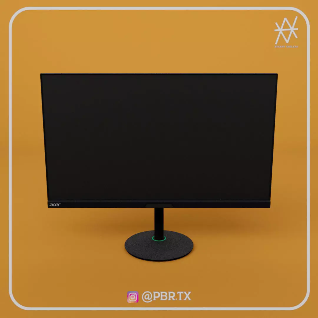 Acer Nitro XV282KKV Gaming Monitor 3D model_0