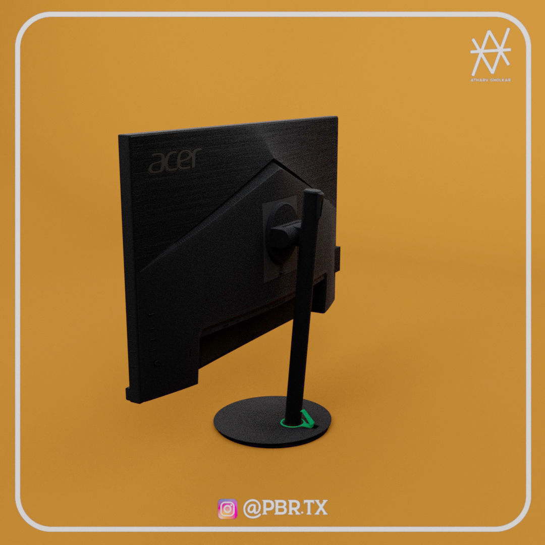 Acer Nitro XV282KKV Gaming Monitor 3D model_4