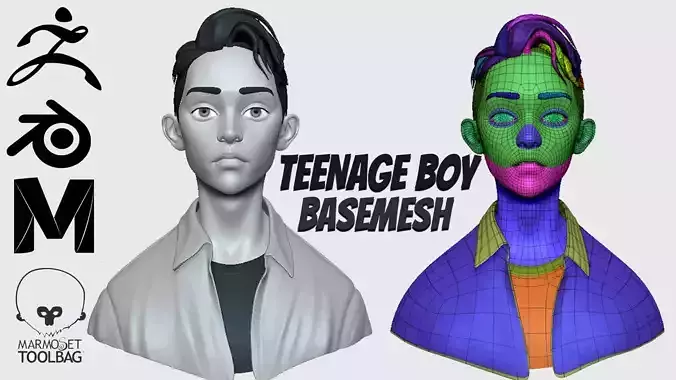 TEENAGE BOY BASEMESH