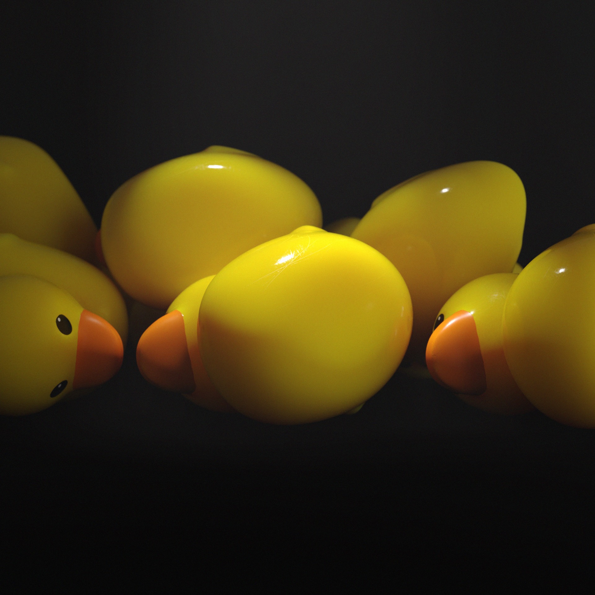 Rubber Duck Low-poly 3D model_6