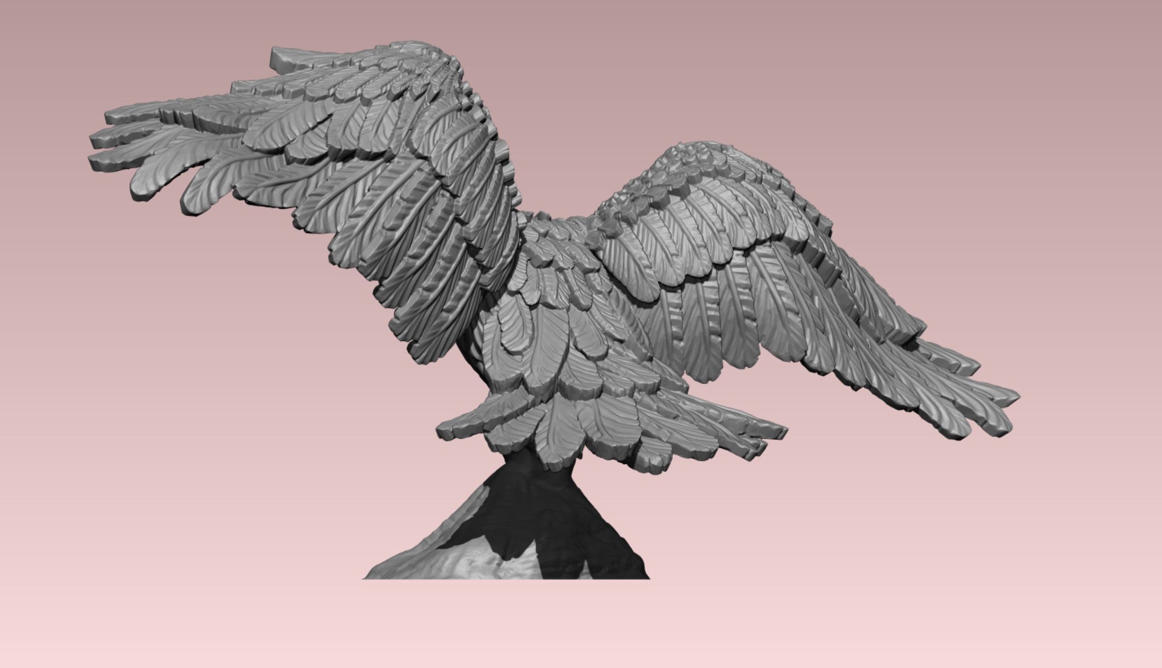 Barn Owl   3D print model_3