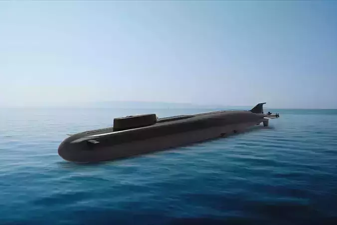 Oscar-class submarine 3D model