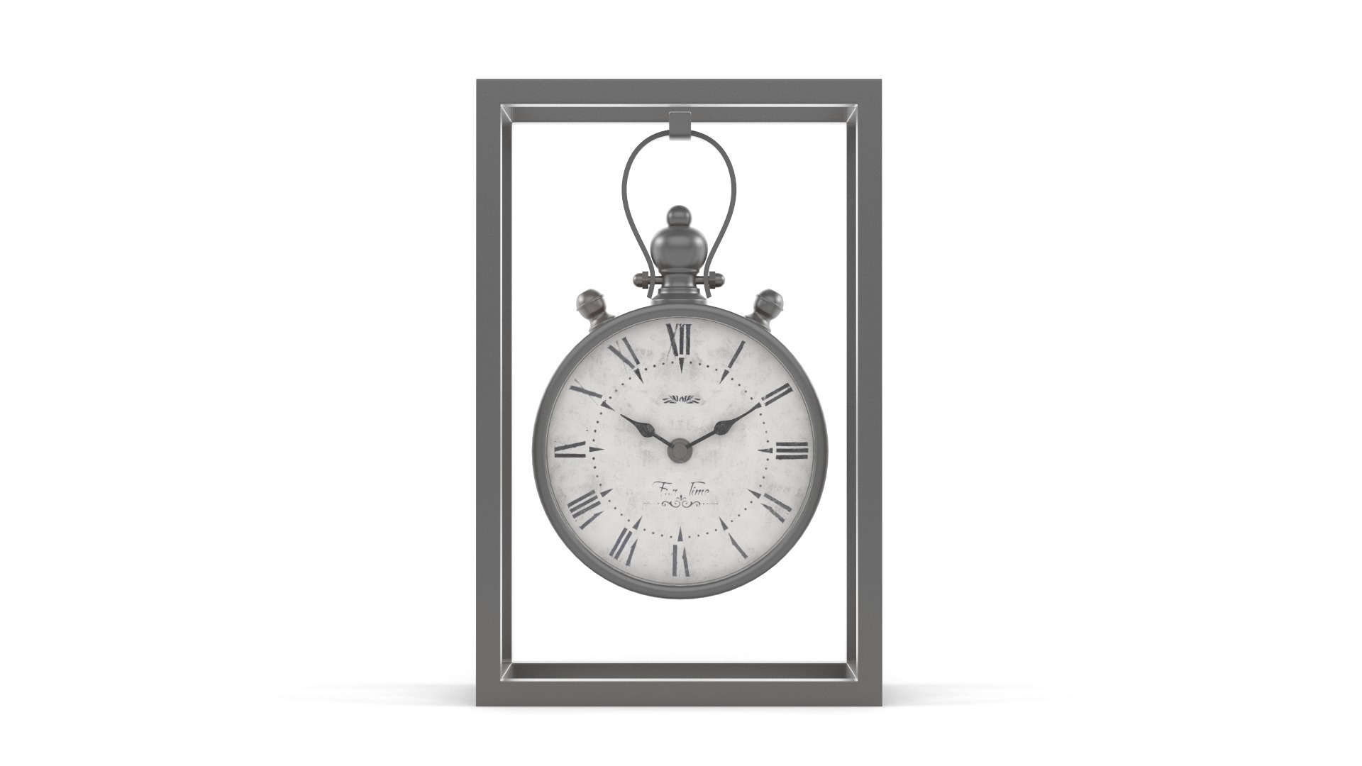 Table Clock 3D model_1