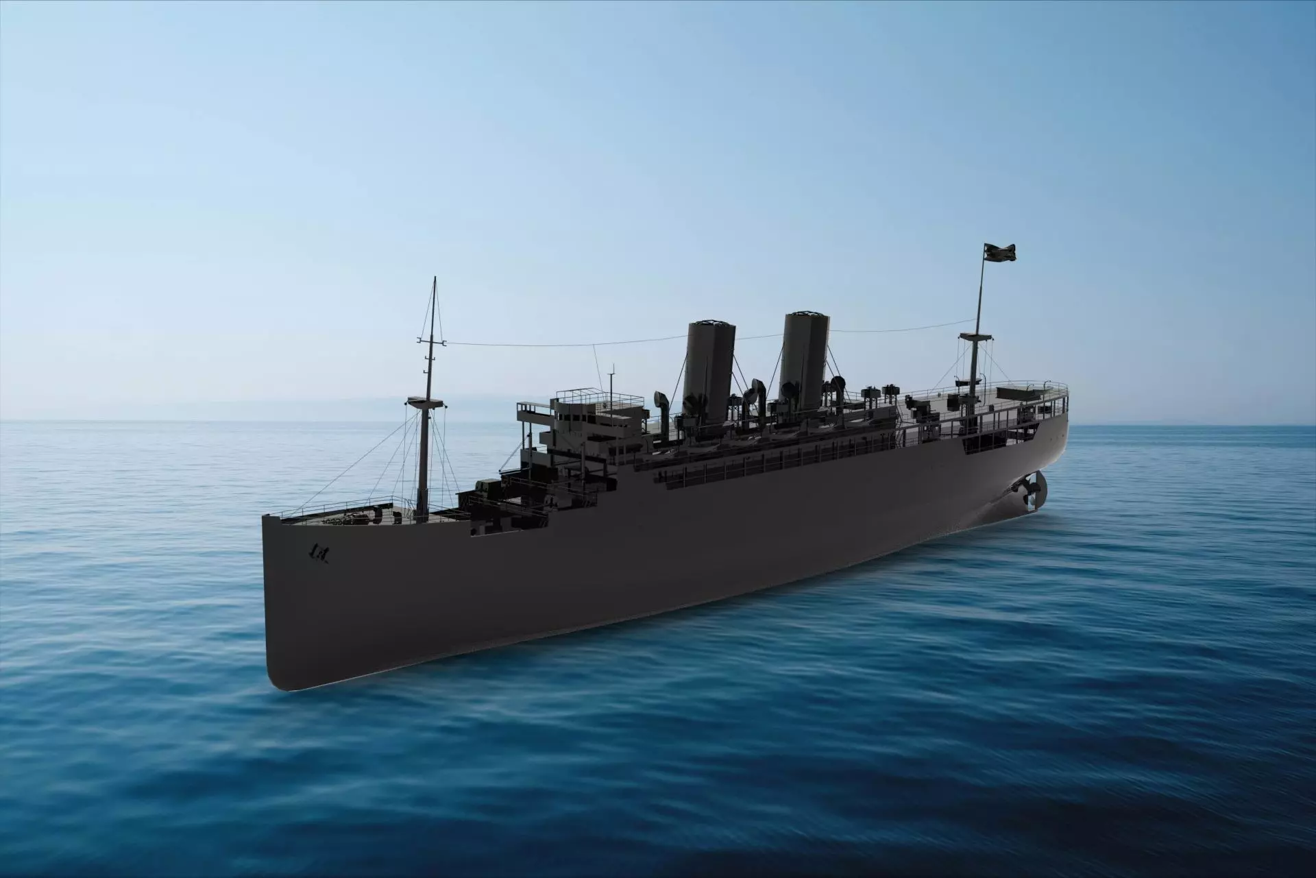 HMS Rawalpindi 3D model_0