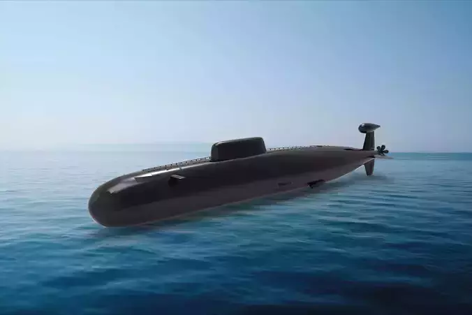 Sierra-class submarine 3D model