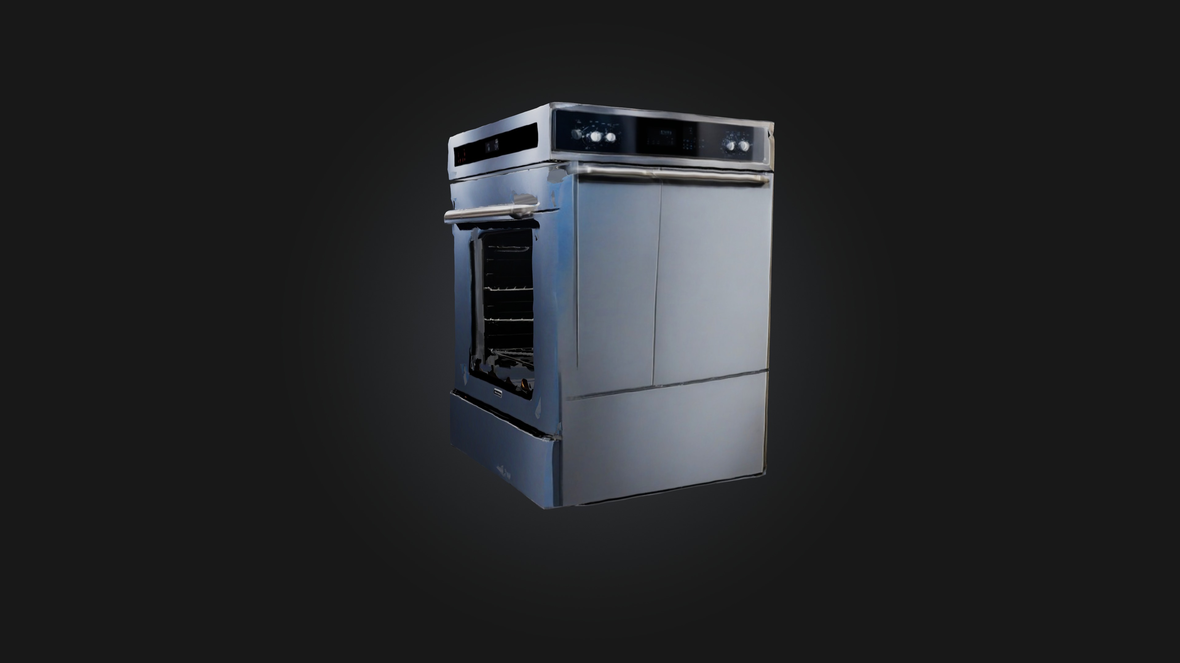 oven model 3D model_2