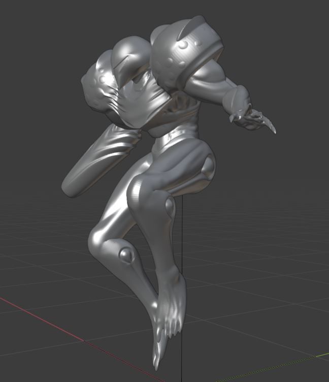 Dark Samus  3D print model_3