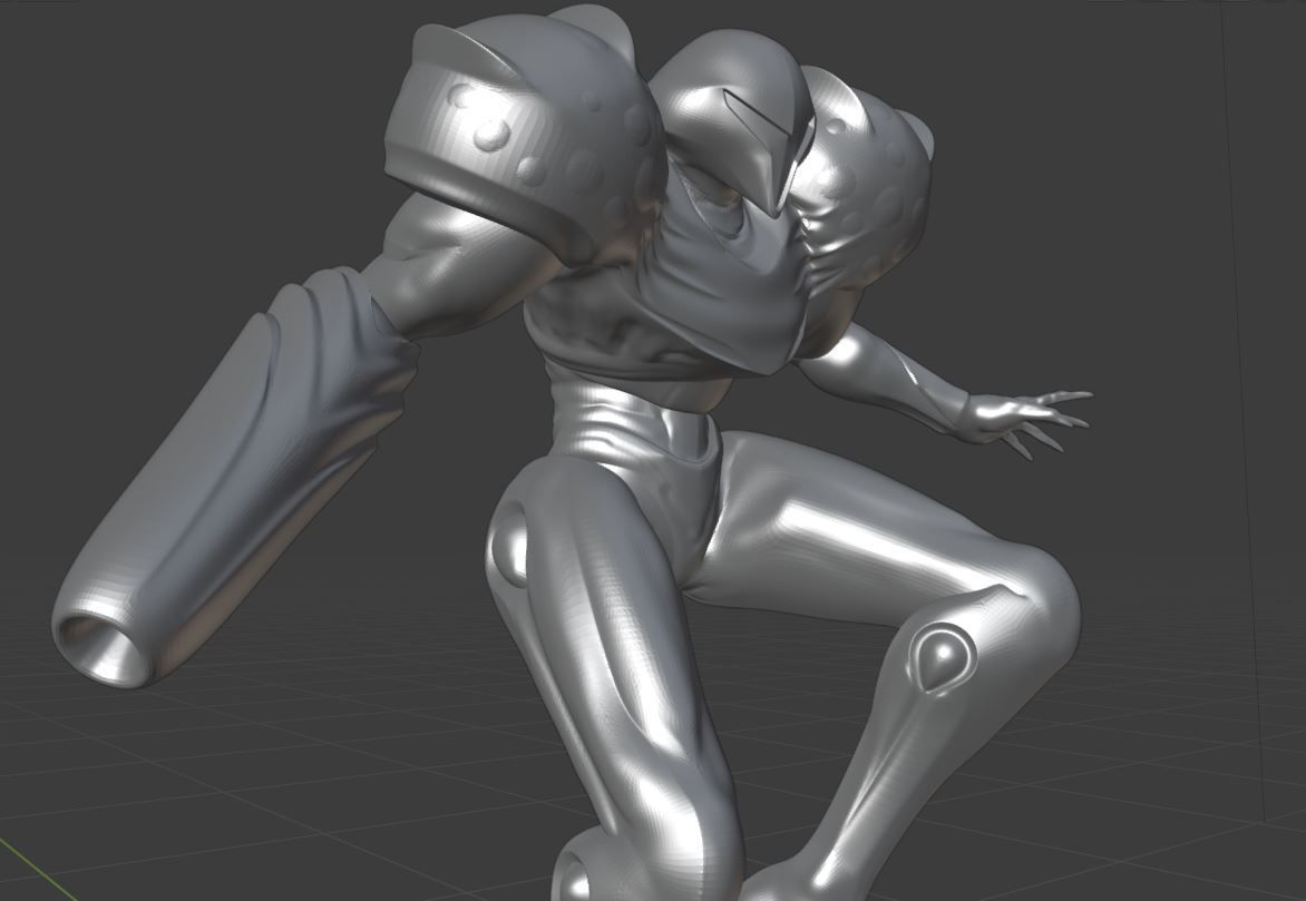 Dark Samus  3D print model_4