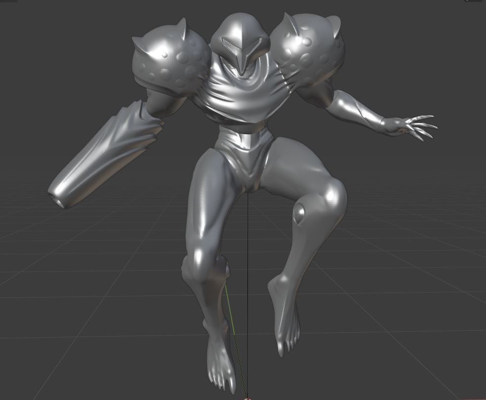 Dark Samus  3D print model_1