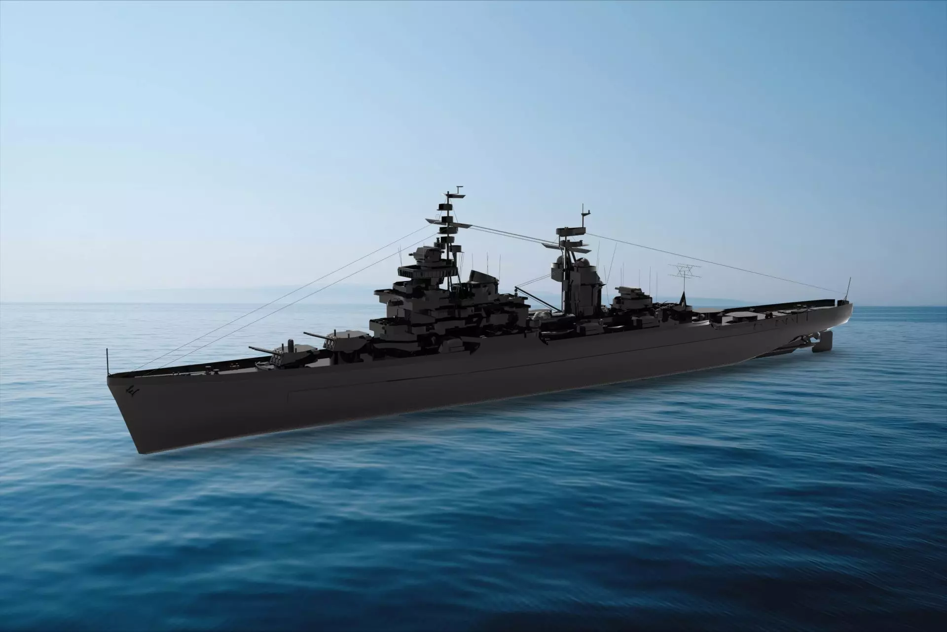 Sverdlov-class cruiser 3D model_0