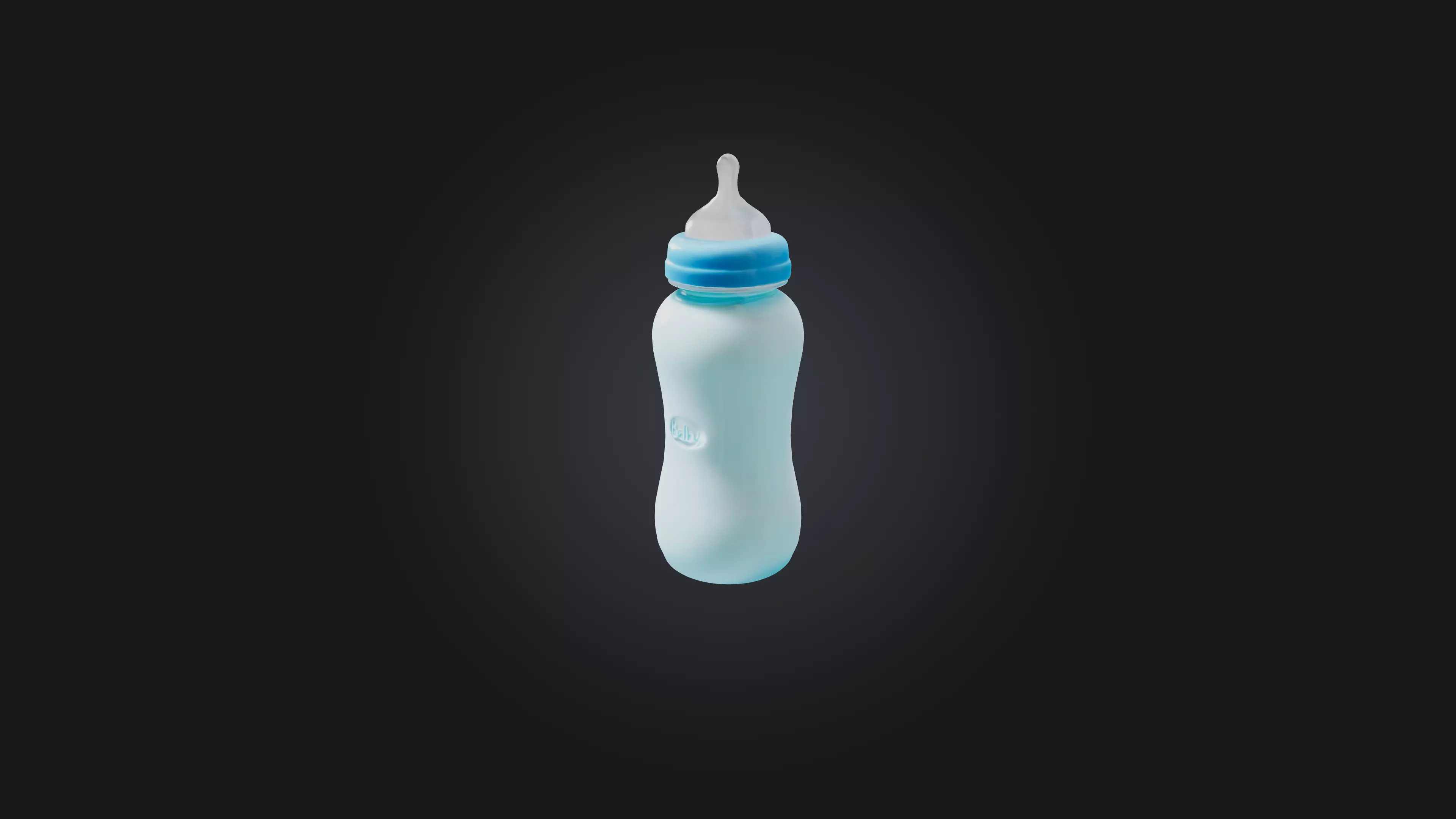 baby bottle 3D model_0