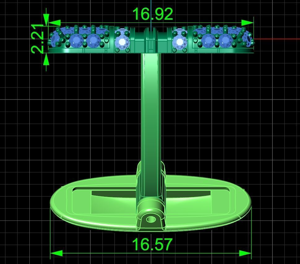 set   tie clip and Cufflinks with diamonds 3D Model Collection_19