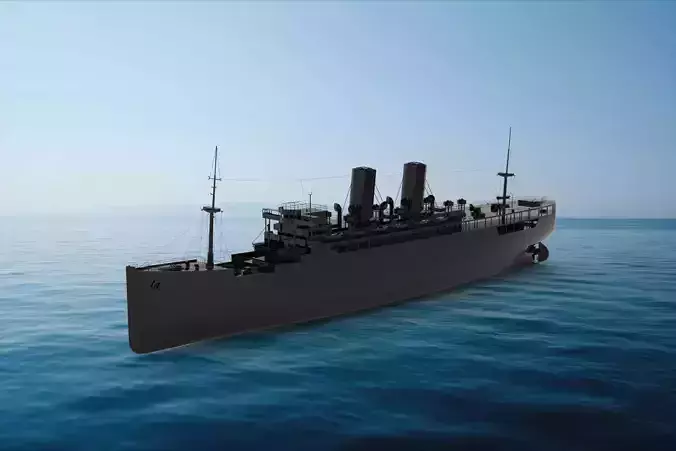 Troopship 3D model