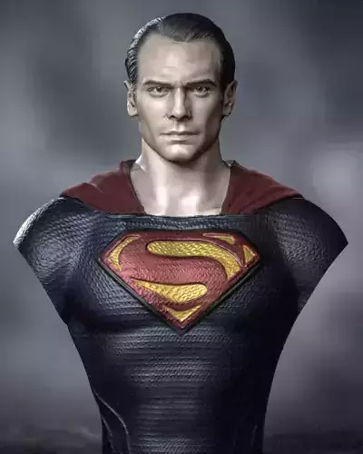 Batman V Superman Clark Kent Henry Cavil bust headsculpt Kal-el 3D print model