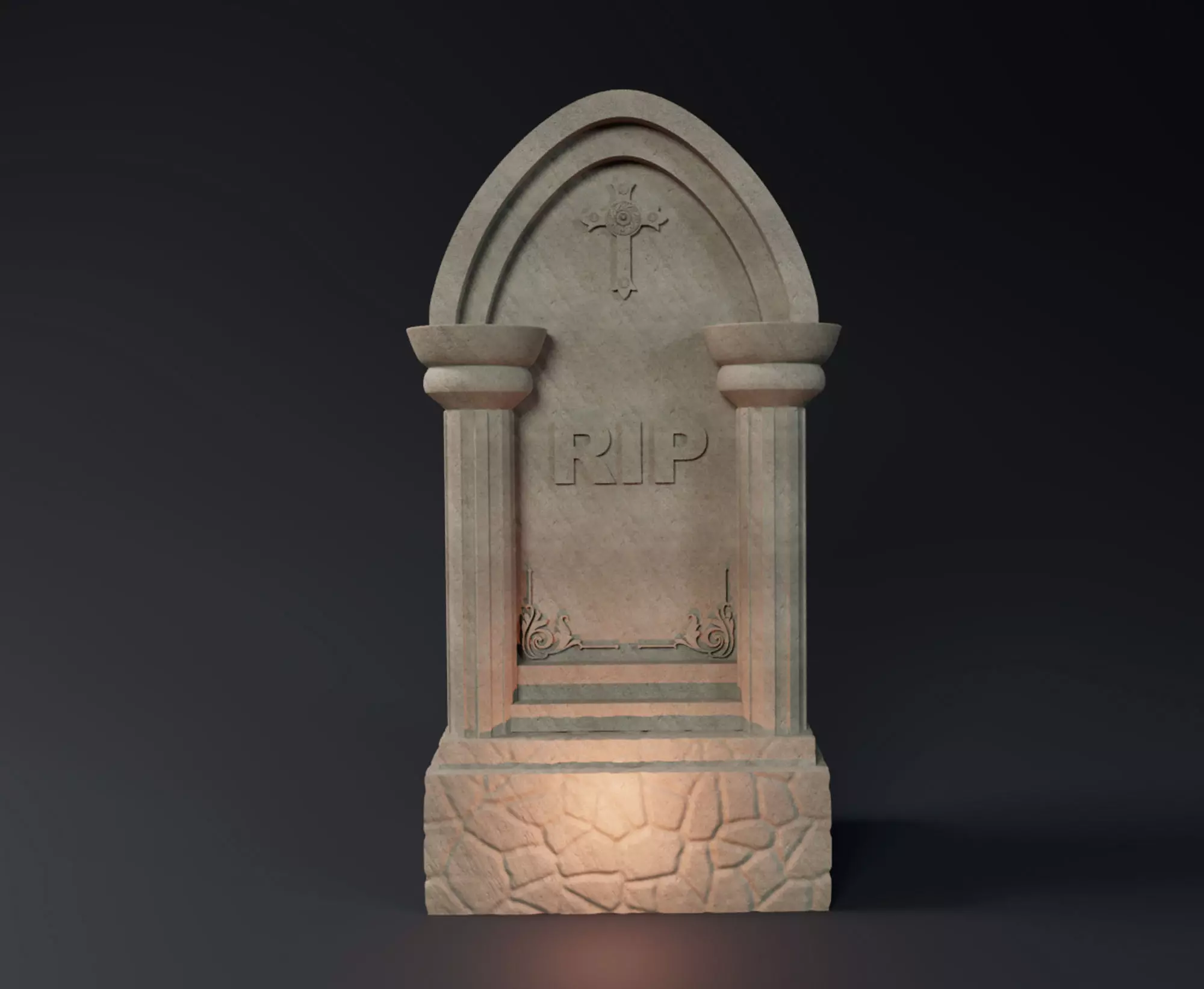 Tombstone 2 3D print model_0