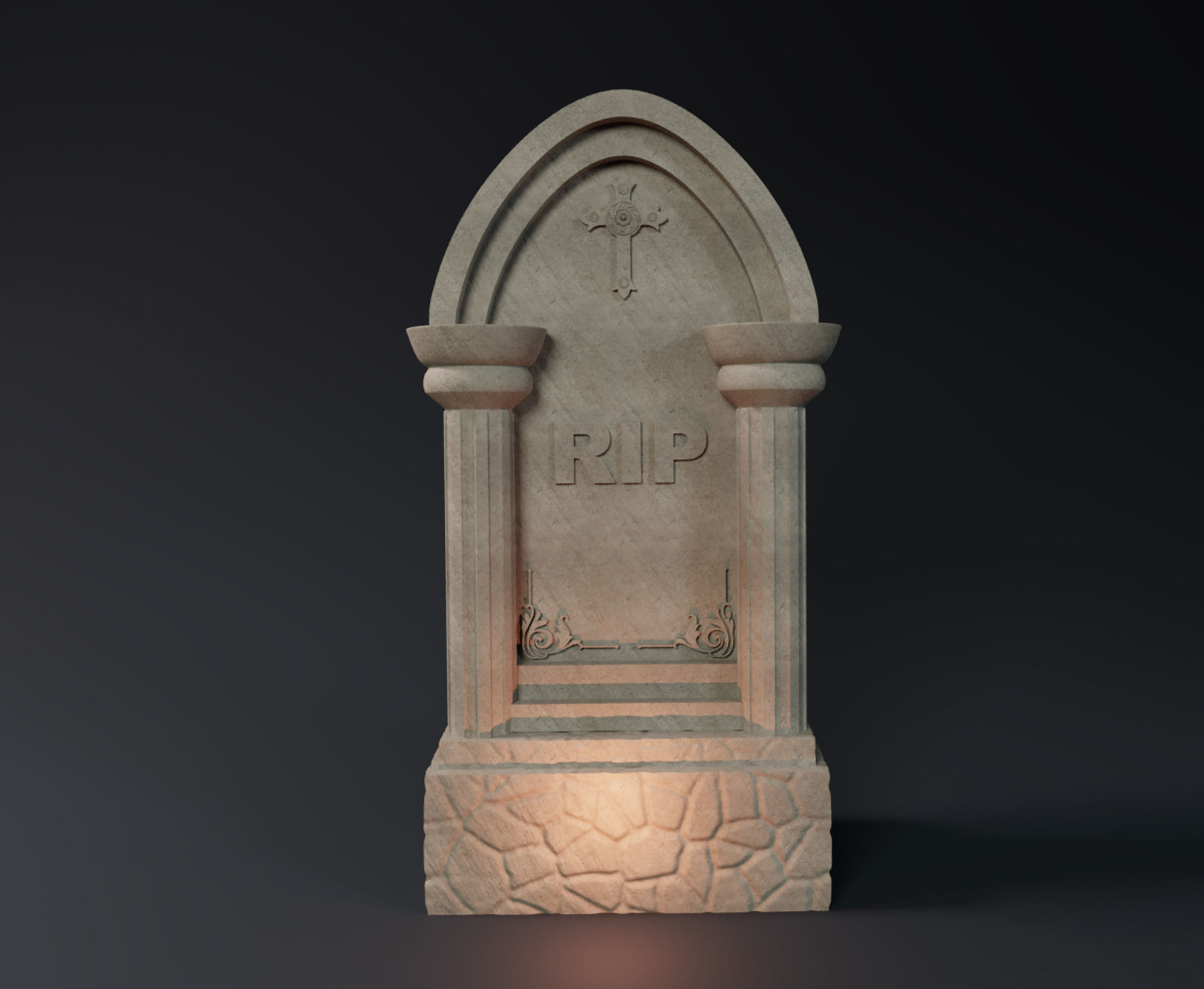 Tombstone 2 3D print model_1