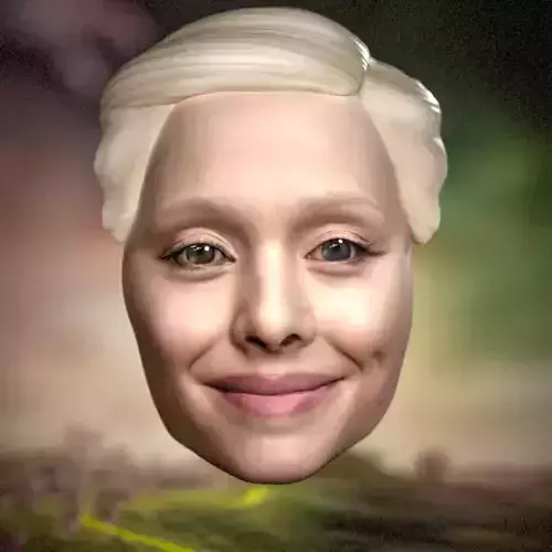 Halloween Mask Wicked 2024 Glinda Ariana Grande Mask 3D print model