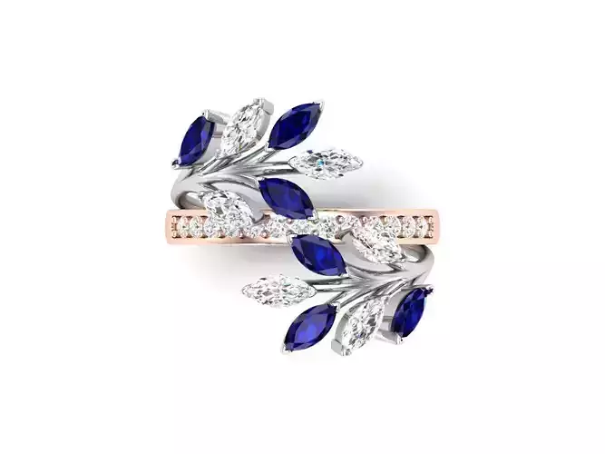Tiffany Victoria vine Baypass Ring