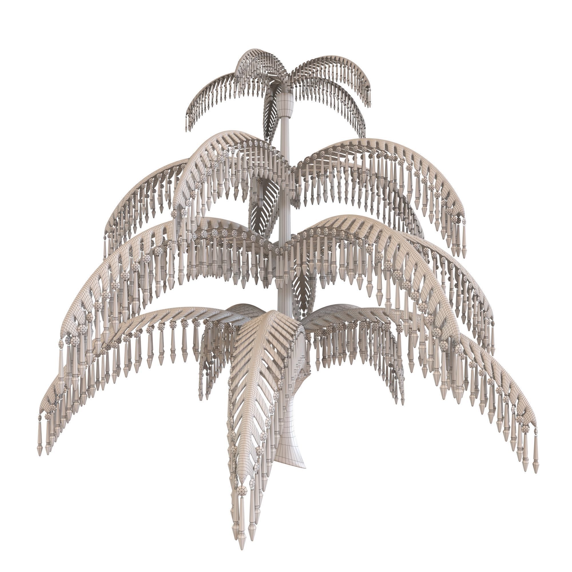 Mathieu Lustrerie Palm 3D model_1