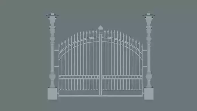 Classic Gate Door 3D print model
