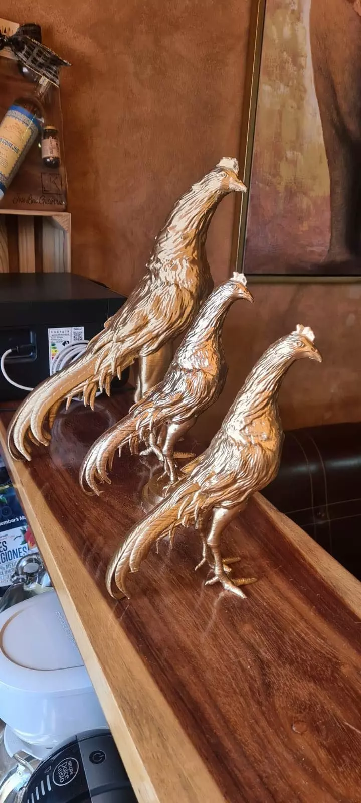 Rooster Gallo de pelea 3D print model_0