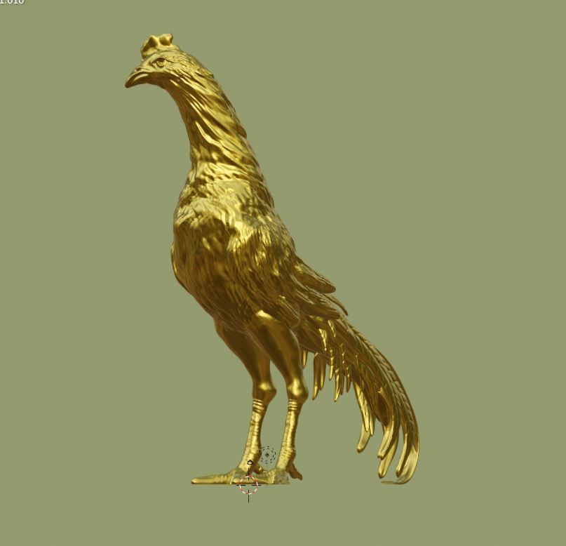 Rooster Gallo de pelea 3D print model_4