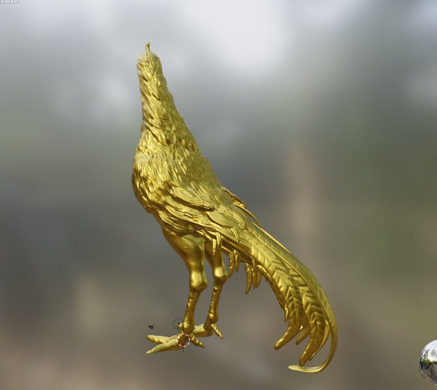 Rooster Gallo de pelea 3D print model_6